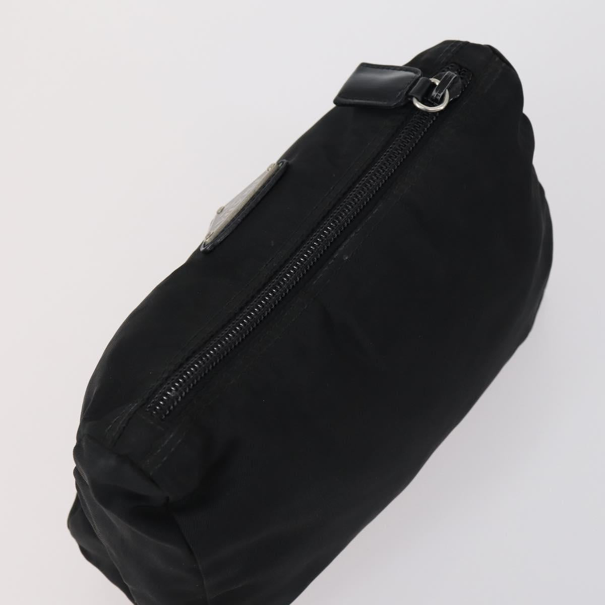 PRADA Pouch Nylon 6Set Black Brown blue Auth bs29638