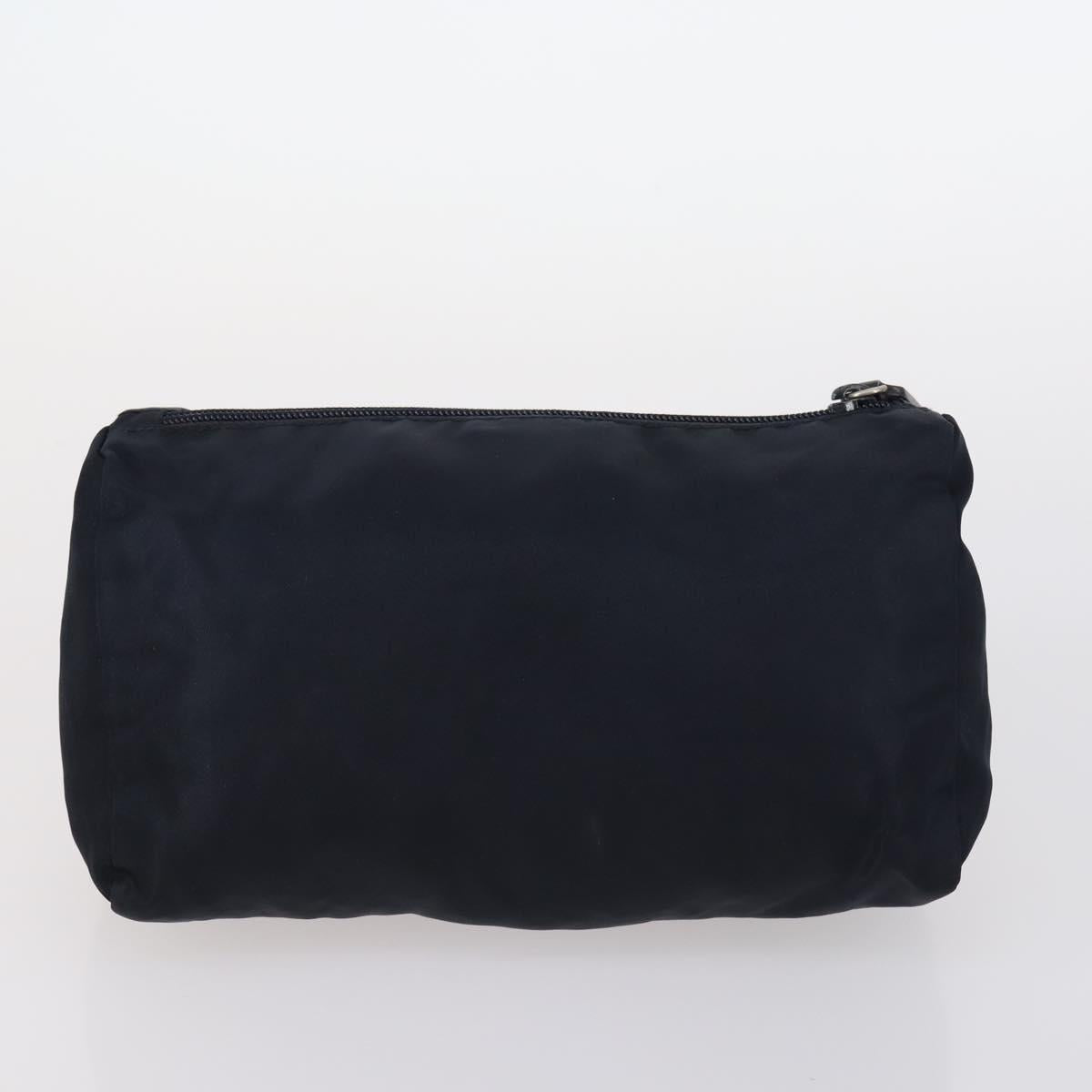 PRADA Pouch Nylon 6Set Black Brown blue Auth bs29638