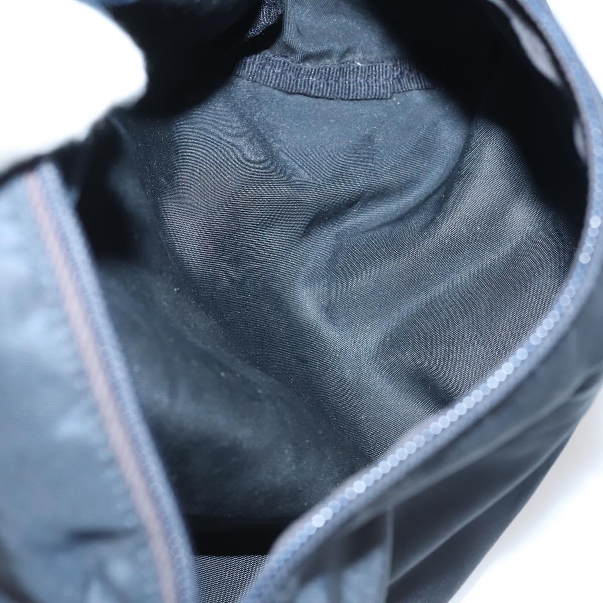 PRADA Pouch Nylon 6Set Black Brown blue Auth bs29638