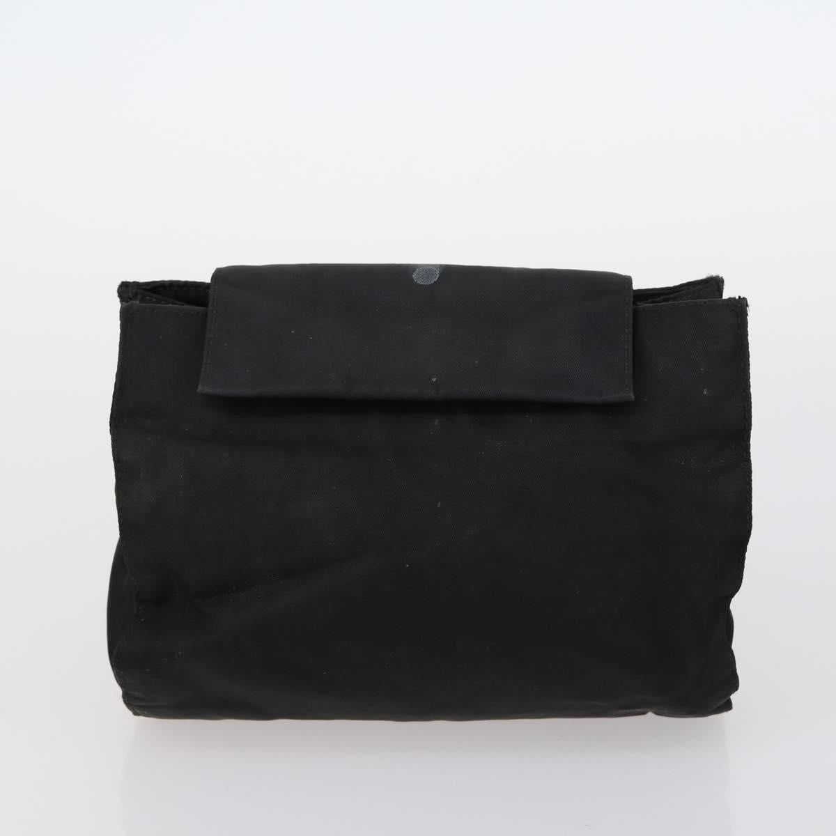 PRADA Pouch Nylon 6Set Black Brown blue Auth bs29638