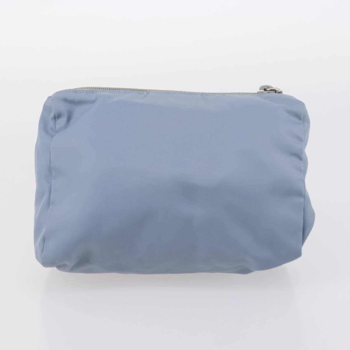 PRADA Pouch Nylon 6Set Black Brown blue Auth bs29638