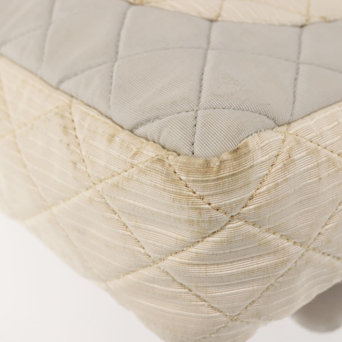 CHANEL Matelasse Chain Flap Shoulder Bag Nylon Multicolor CC Auth bs29639