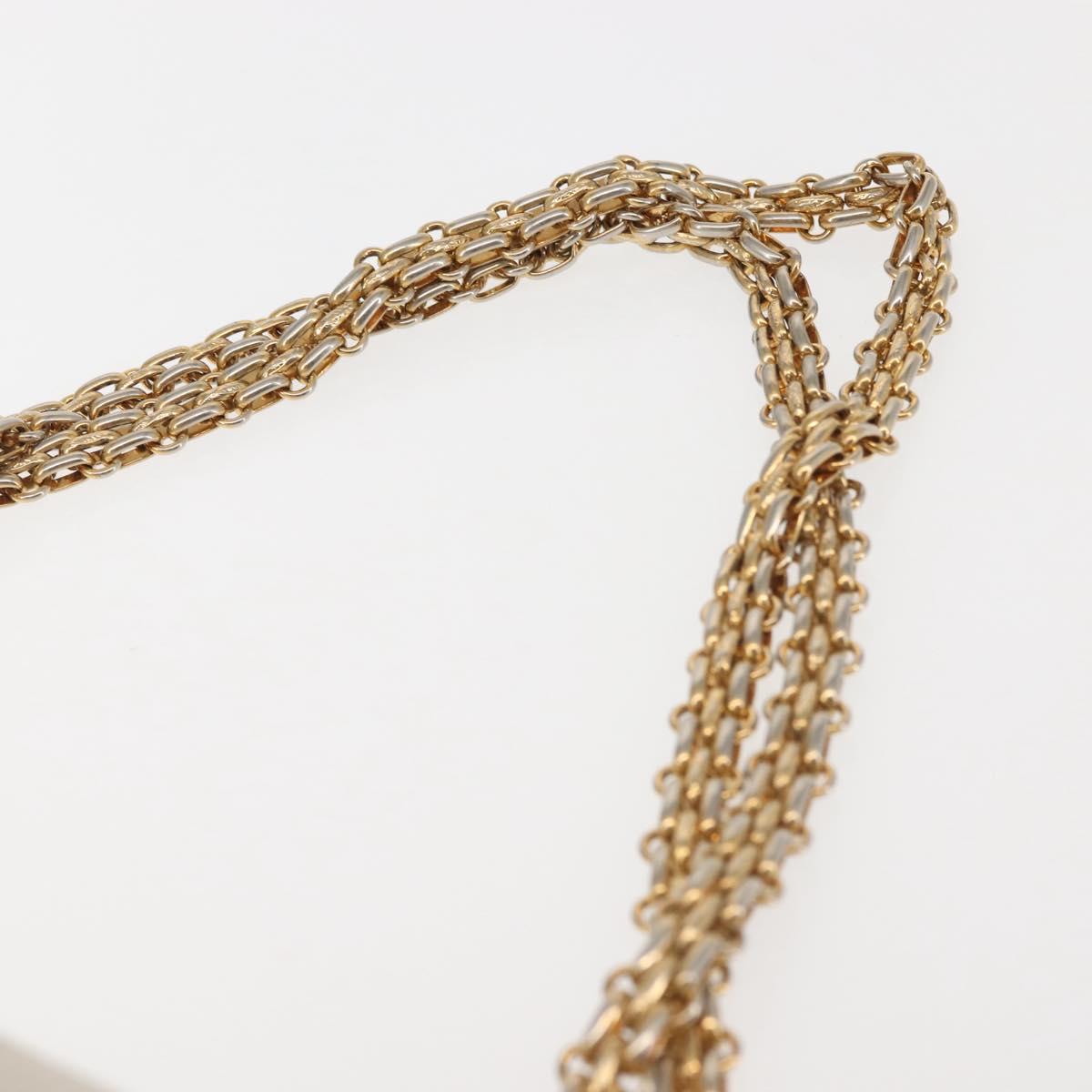 CHANEL Matelasse Chain Flap Shoulder Bag Nylon Multicolor CC Auth bs29639