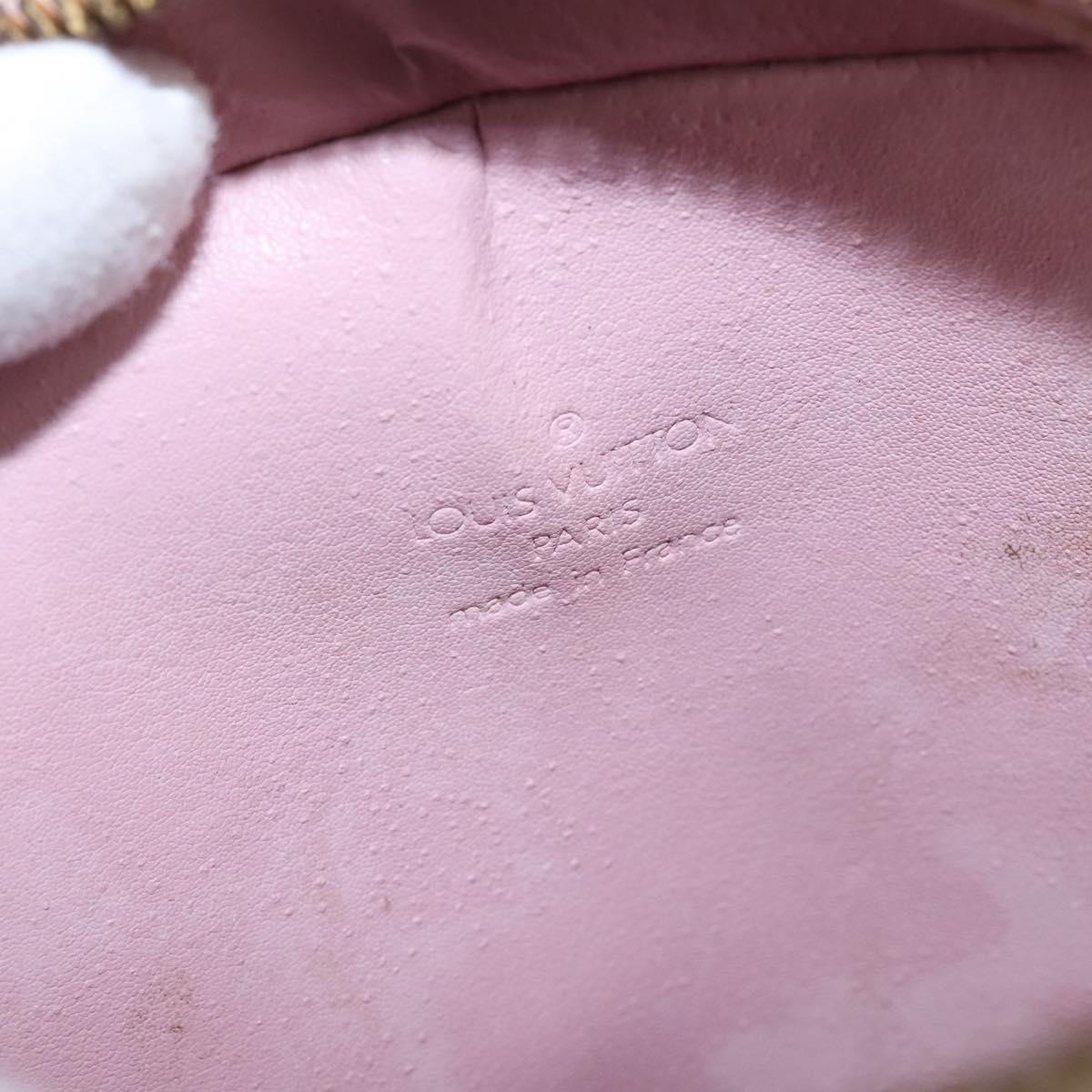 LOUIS VUITTON Monogram Vernis Wooster Bag Marshmallow Pink M91037 Auth bs29675