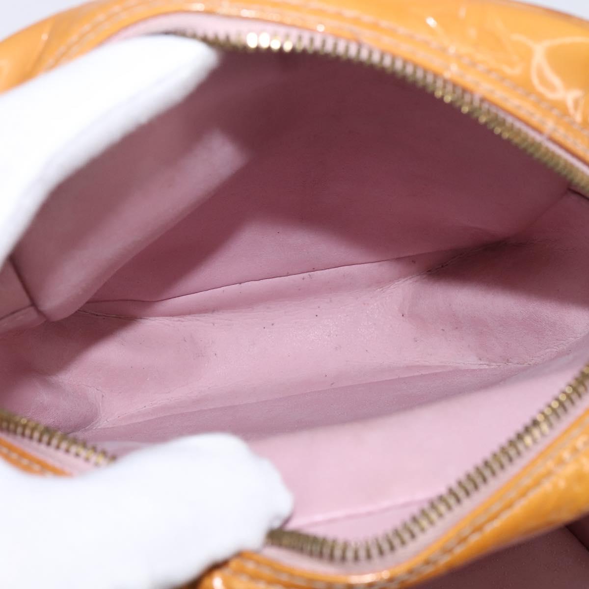 LOUIS VUITTON Monogram Vernis Wooster Bag Marshmallow Pink M91037 Auth bs29675