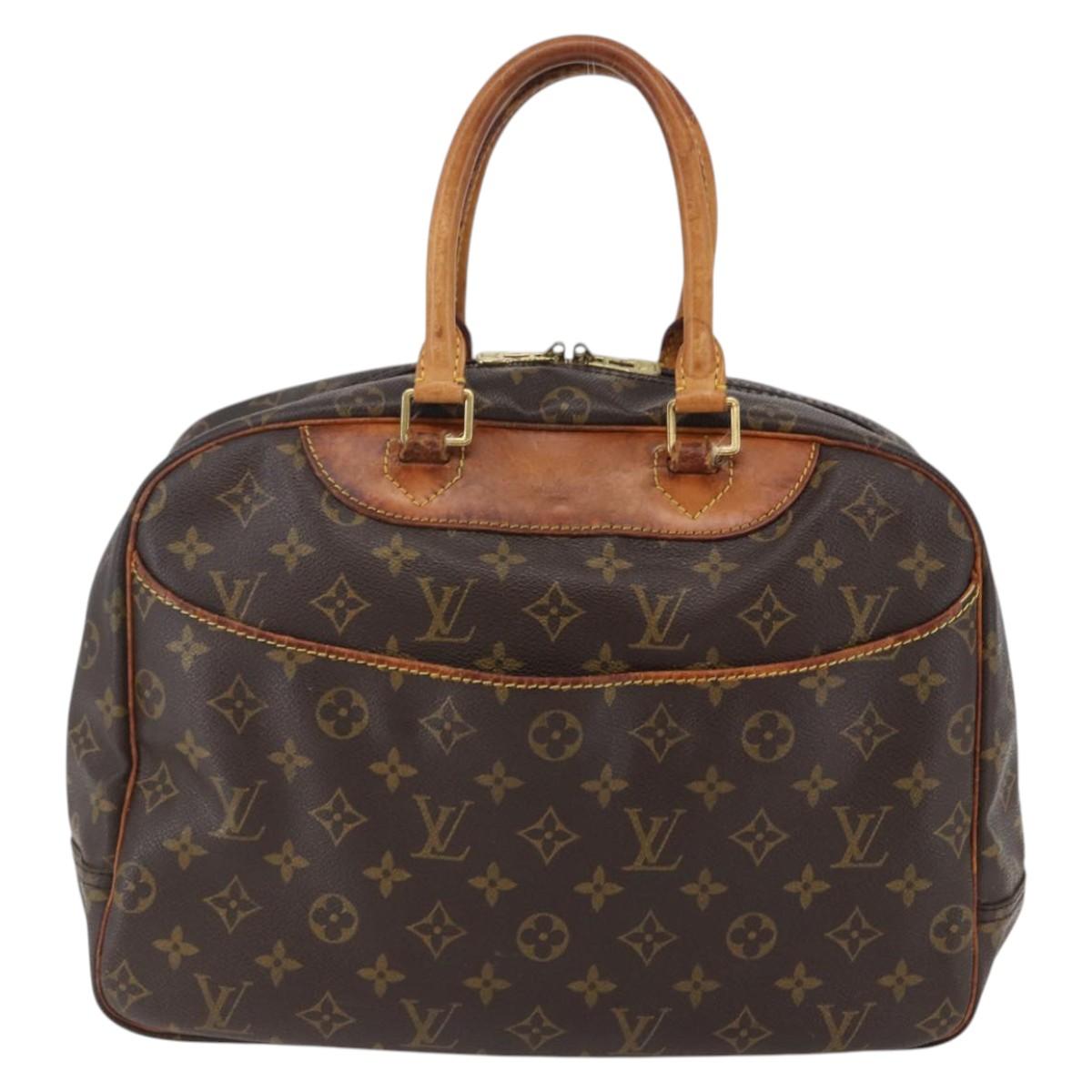 LOUIS VUITTON Monogram Deauville Hand Bag M47270 LV Auth bs29679