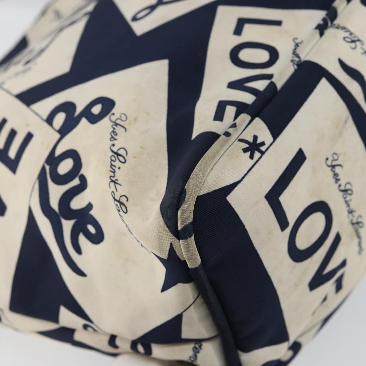SAINT LAURENT Hand Bag Nylon Navy Auth bs29699