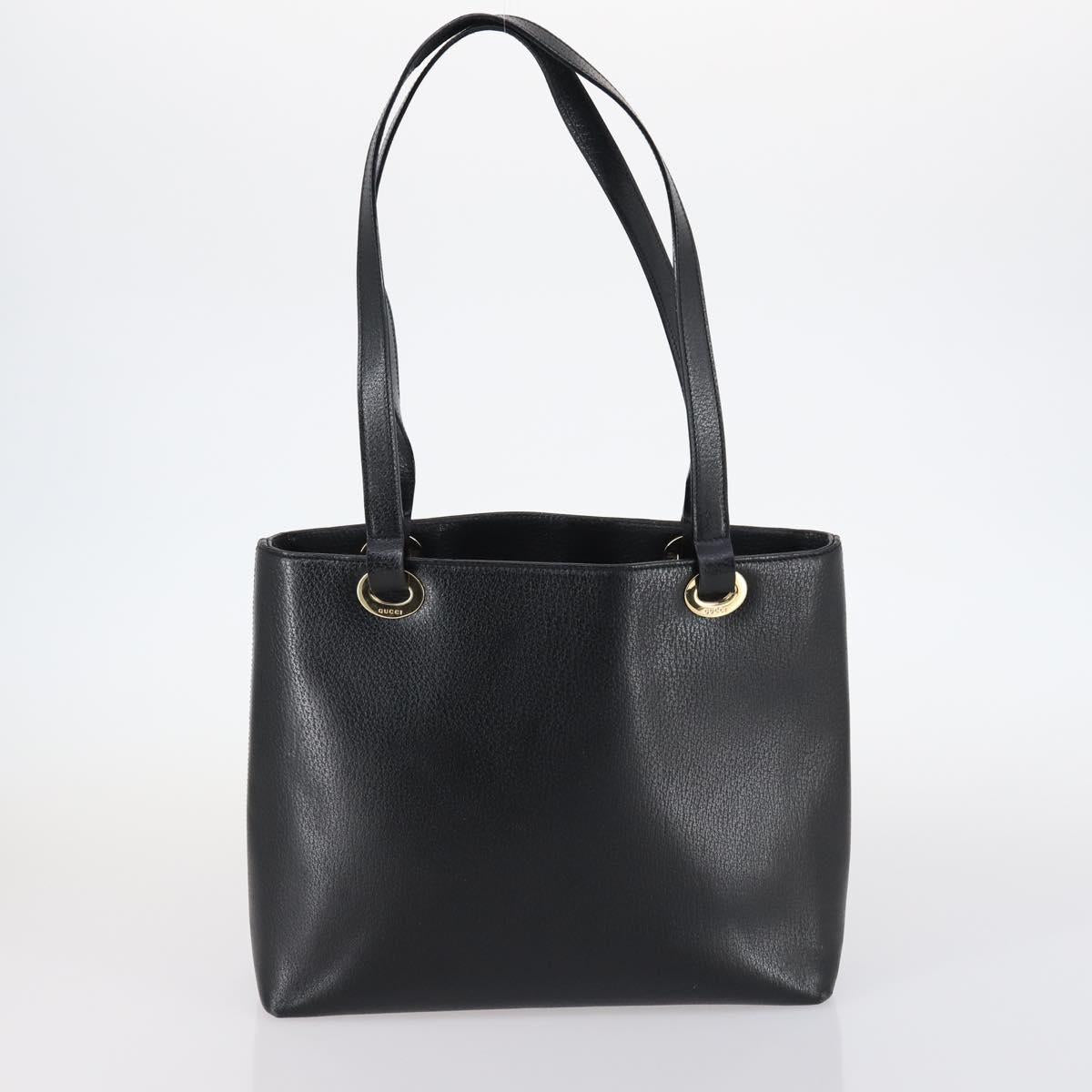 GUCCI Shoulder Bag Nylon Enamel Leather 5Set Black Brown khaki Auth bs29701