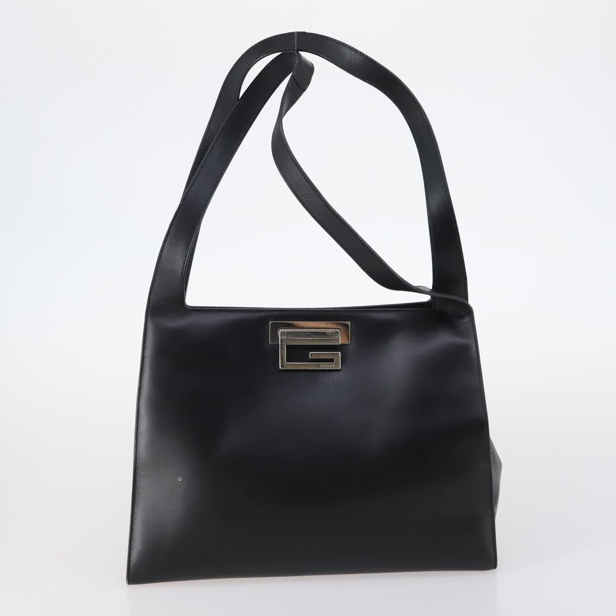 GUCCI Shoulder Bag Nylon Enamel Leather 5Set Black Brown khaki Auth bs29701