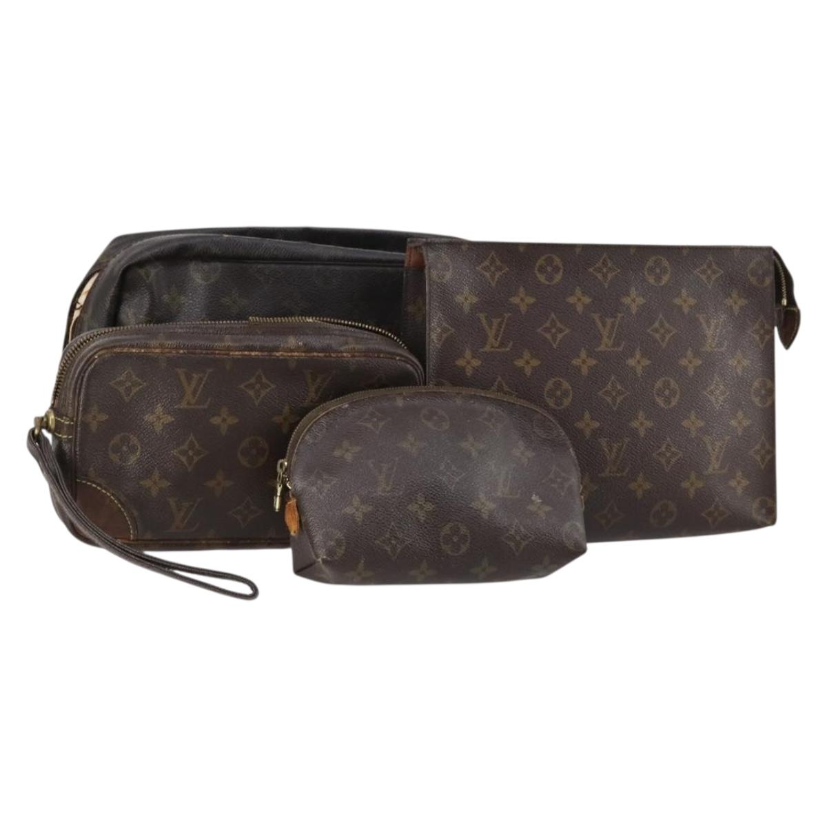 LOUIS VUITTON Monogram Bag 4Set LV Auth bs29704