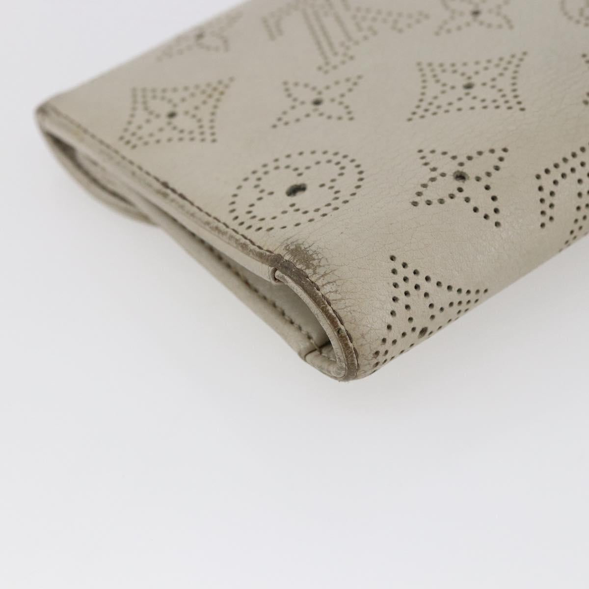 LOUIS VUITTON Monogram Mahina Portefeuille Amelia Wallet M58132 LV Auth bs29705