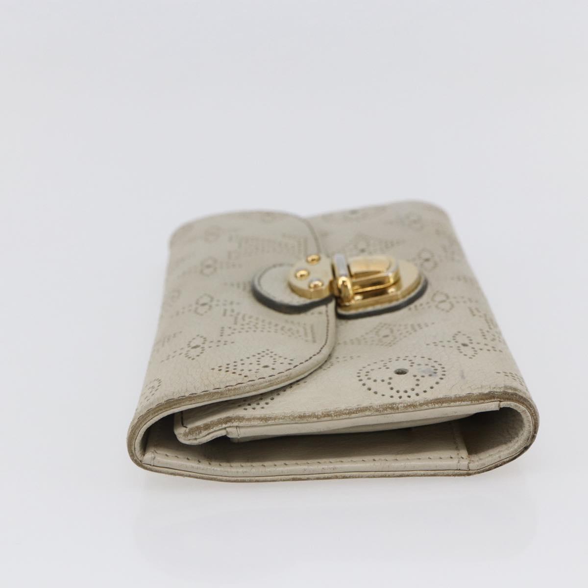 LOUIS VUITTON Monogram Mahina Portefeuille Amelia Wallet M58132 LV Auth bs29705