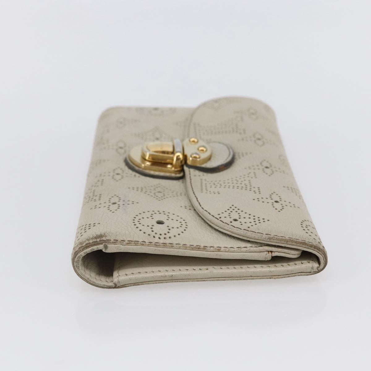 LOUIS VUITTON Monogram Mahina Portefeuille Amelia Wallet M58132 LV Auth bs29705