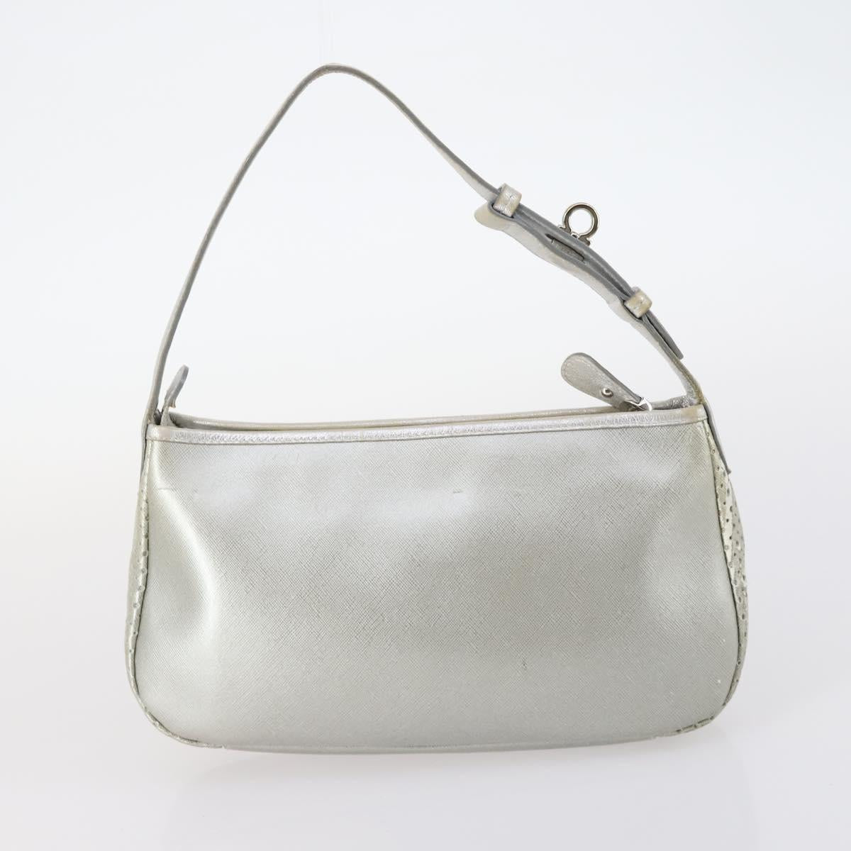 Salvatore Ferragamo Bag Enamel Canvas Leather 7Set Black Brown Auth bs29709