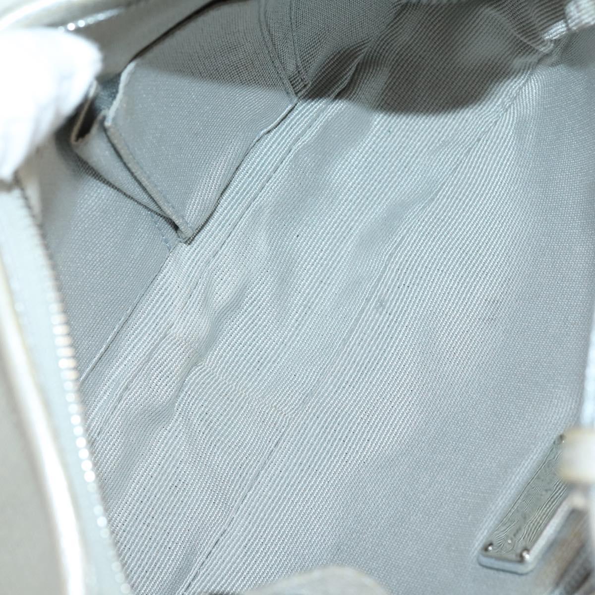 Salvatore Ferragamo Bag Enamel Canvas Leather 7Set Black Brown Auth bs29709