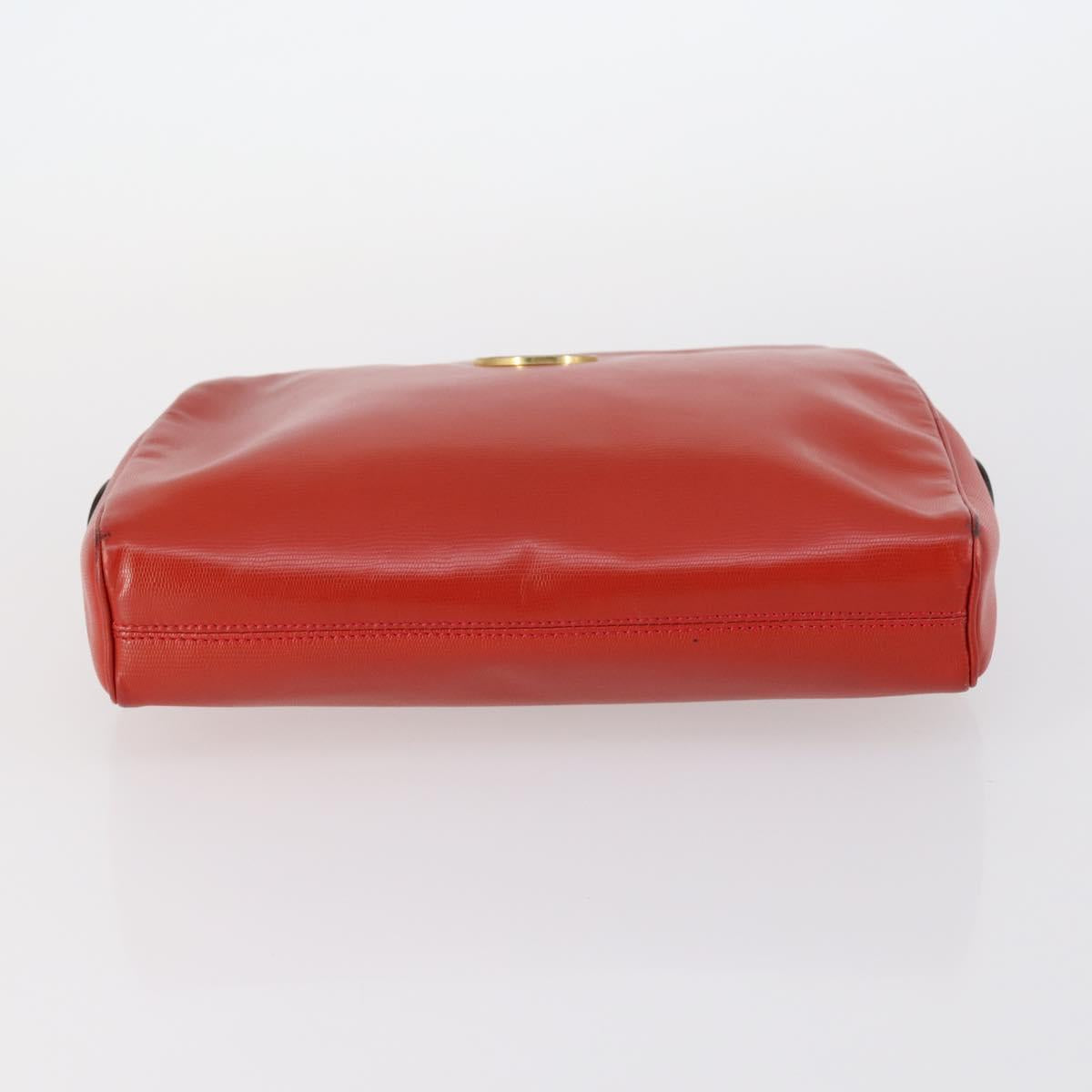 CELINE Hand Bag Canvas Nylon PVC 6 Set Brown Navy Green Auth bs29710