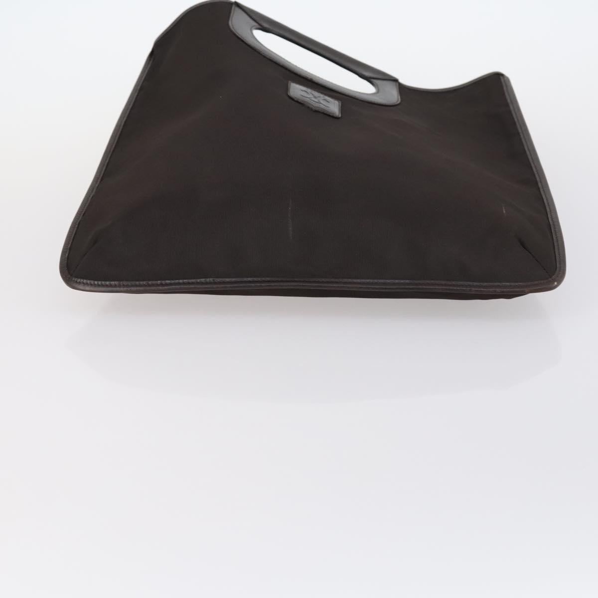 CELINE Hand Bag Canvas Nylon PVC 6Set Brown Navy Green Auth bs29710