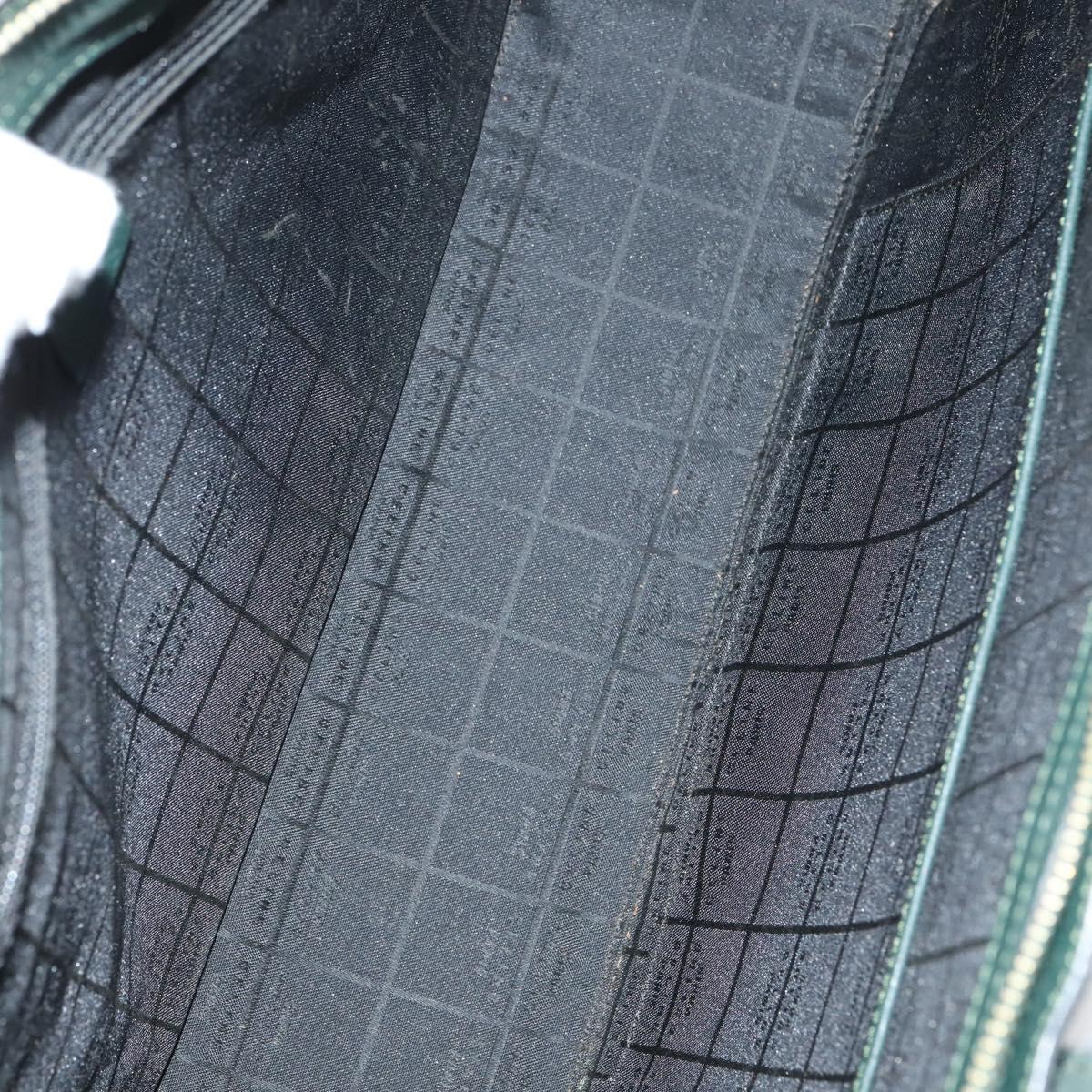 CELINE Hand Bag Canvas Nylon PVC 6Set Brown Navy Green Auth bs29710