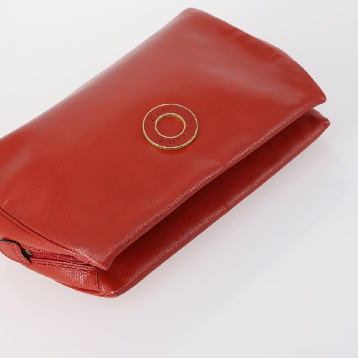 CELINE Hand Bag Canvas Nylon PVC 6 Set Brown Navy Green Auth bs29710