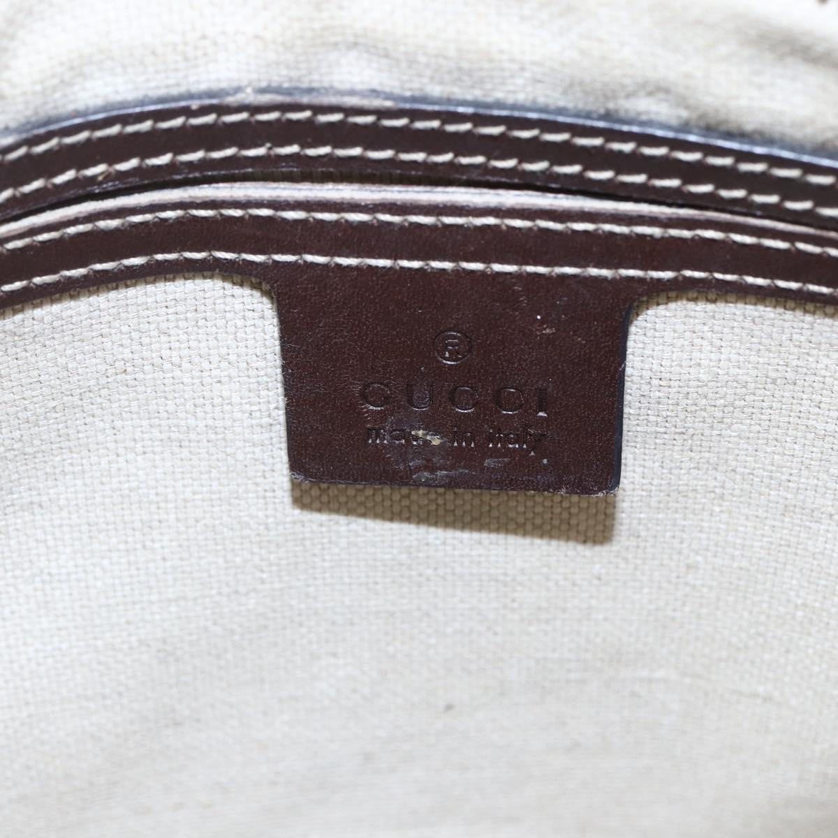 GUCCI GG Supreme Shoulder Bag PVC Beige Gold 295257 Auth bs29716