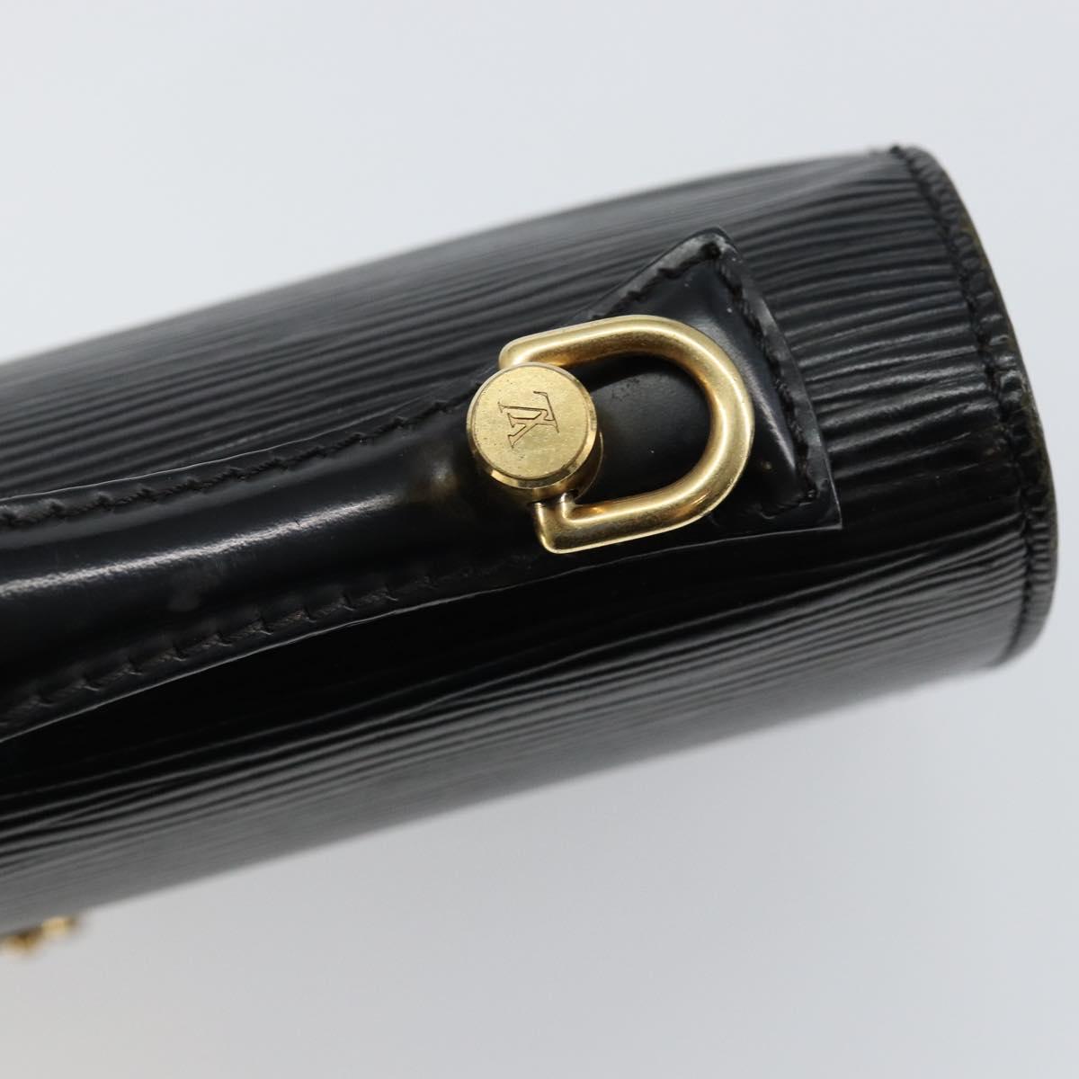 LOUIS VUITTON Epi Monceau 28 Hand Bag Black M52122 LV Auth bs29721