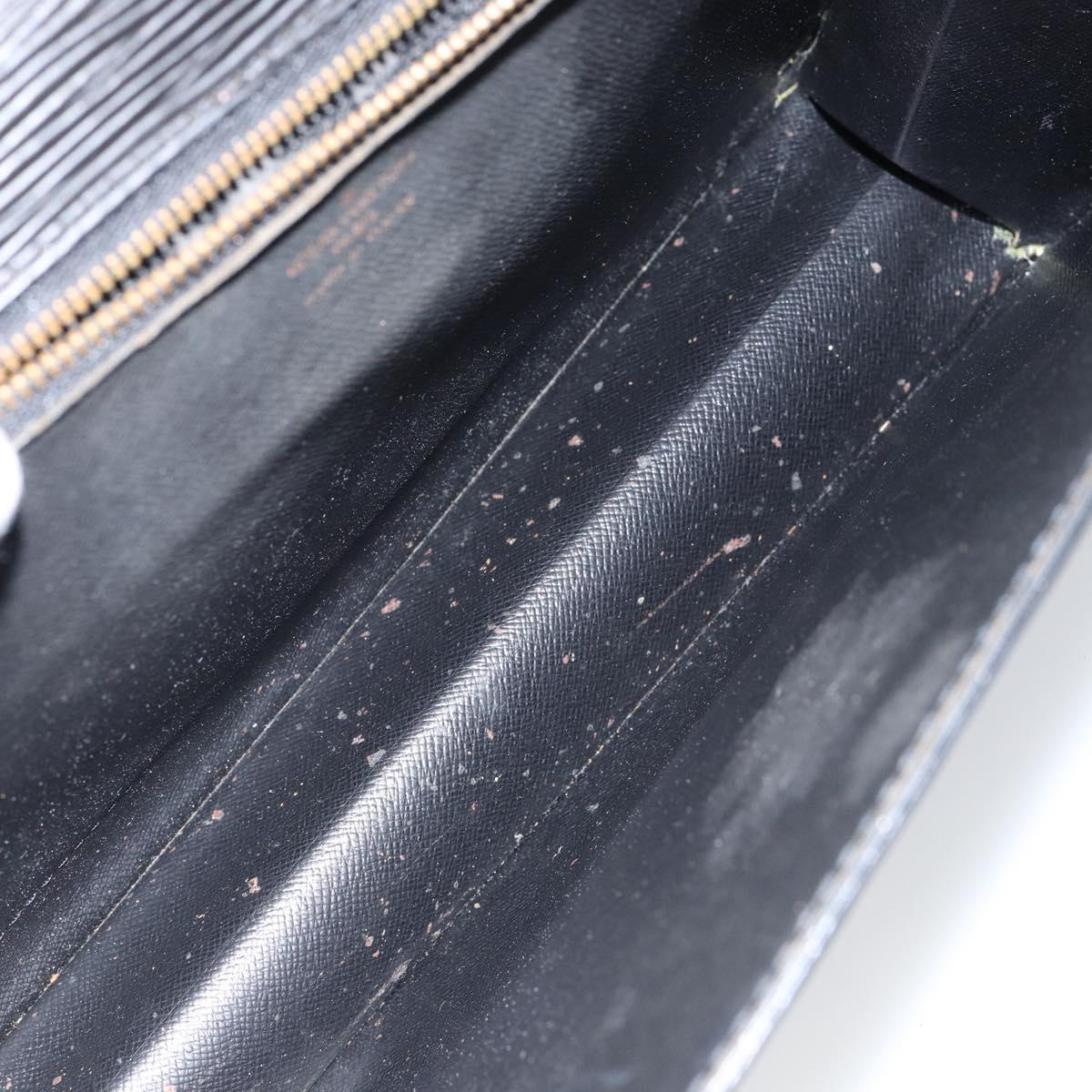 LOUIS VUITTON Epi Monceau 28 Hand Bag Black M52122 LV Auth bs29721