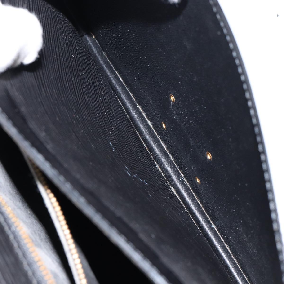 LOUIS VUITTON Epi Monceau 28 Hand Bag Black M52122 LV Auth bs29721