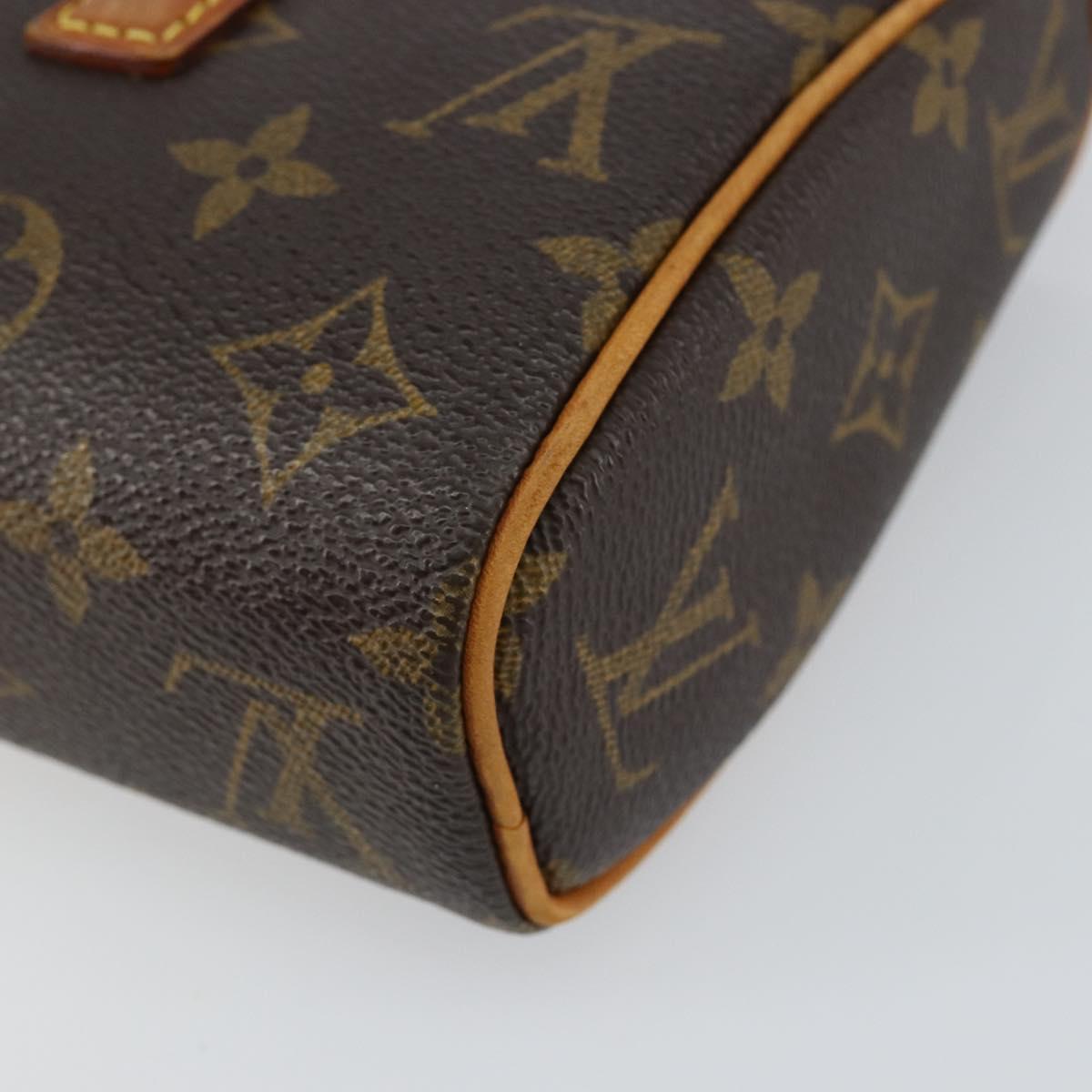 LOUIS VUITTON Monogram Sonatine Hand Bag M51902 LV Auth bs29723