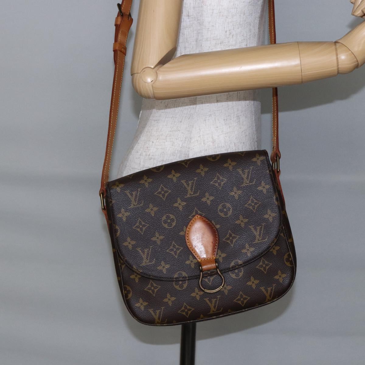 LOUIS VUITTON Monogram Saint Cloud GM Shoulder Bag M51242 LV Auth bs29724