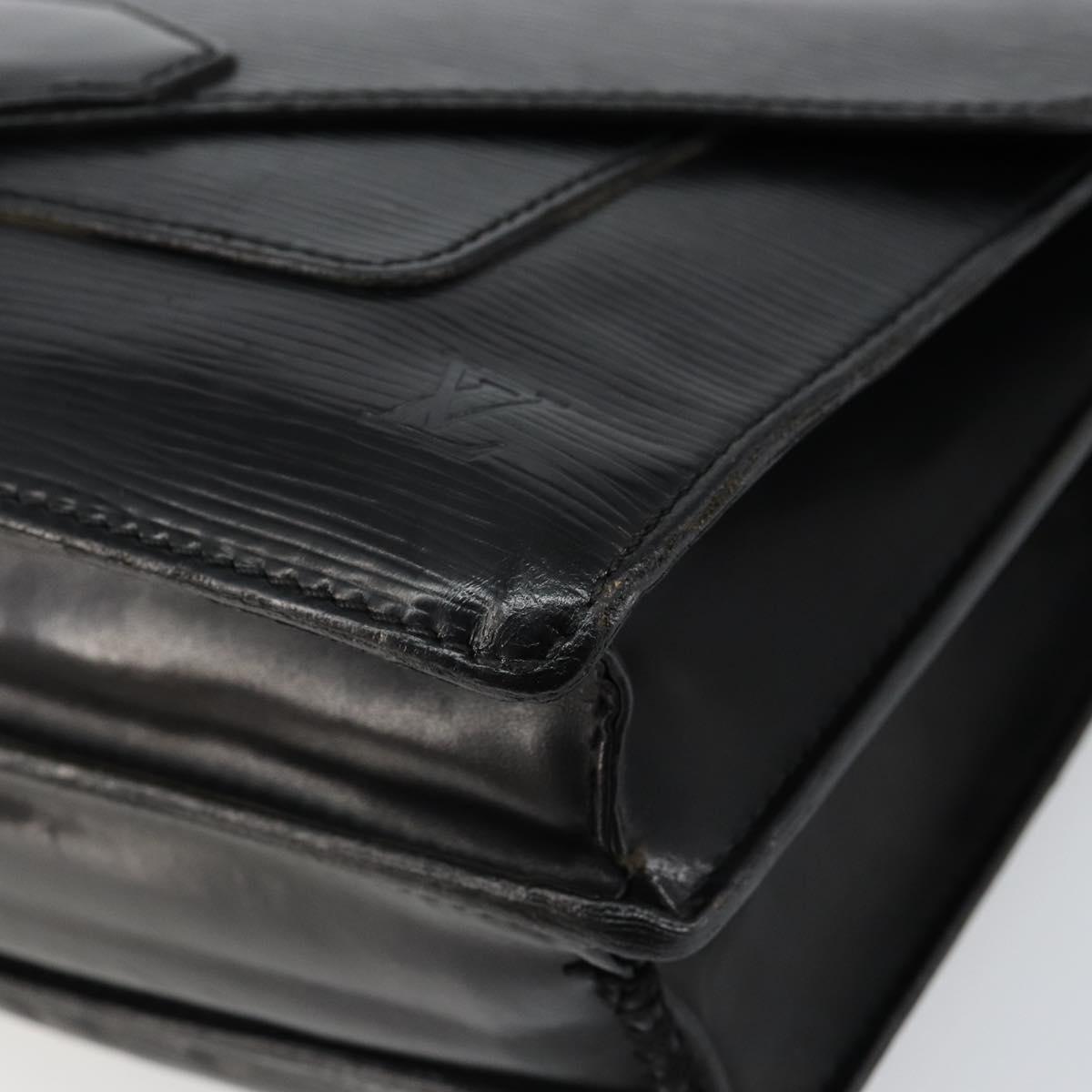 LOUIS VUITTON Epi Biface Clutch Bag Black M52322 LV Auth bs29726