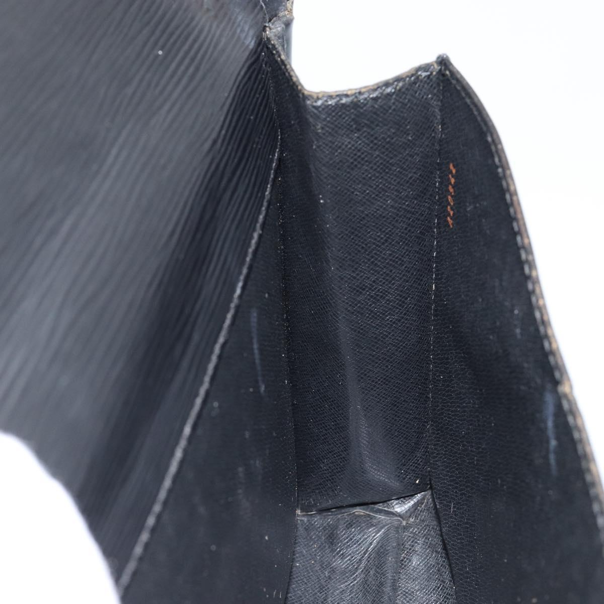 LOUIS VUITTON Epi Biface Clutch Bag Black M52322 LV Auth bs29726