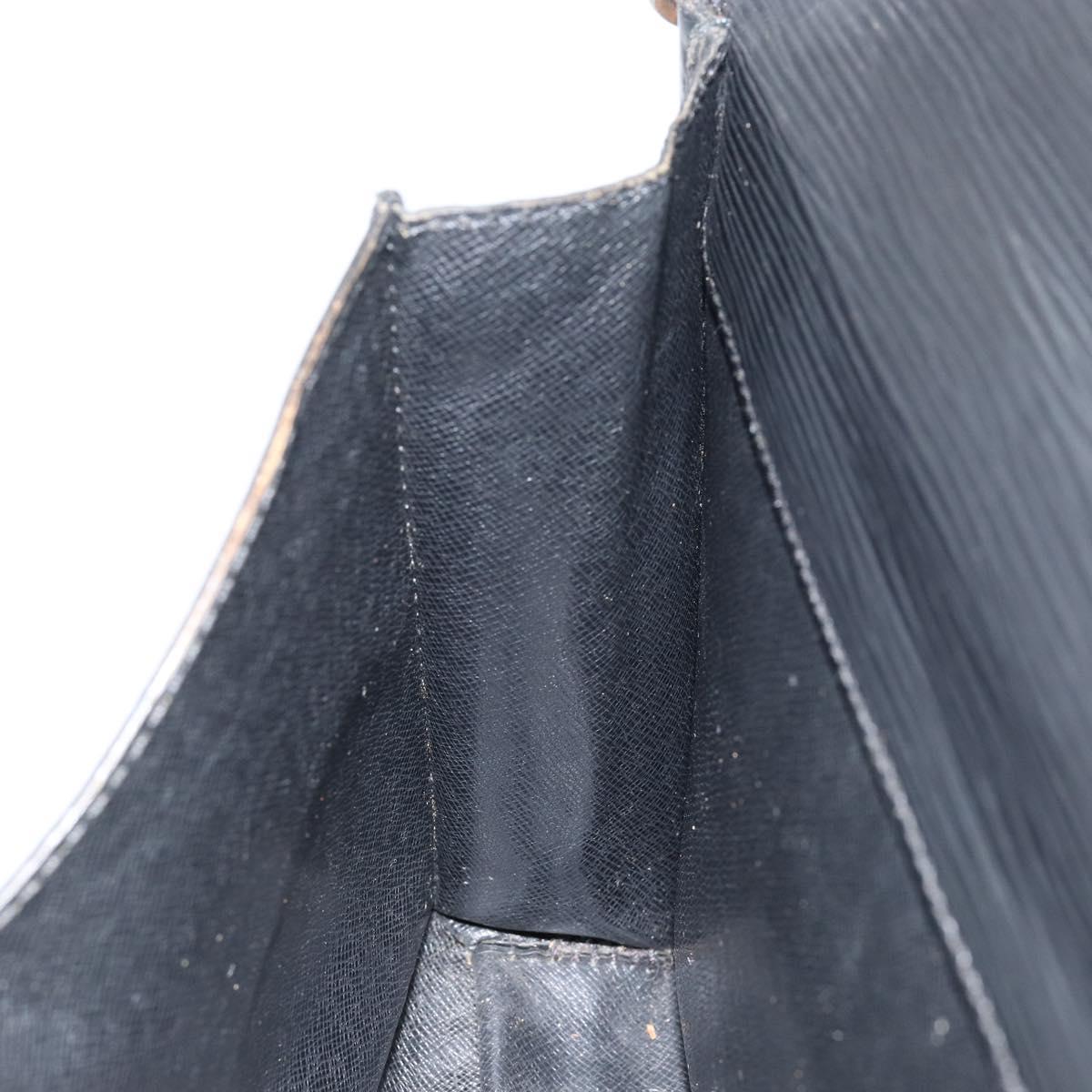LOUIS VUITTON Epi Biface Clutch Bag Black M52322 LV Auth bs29726