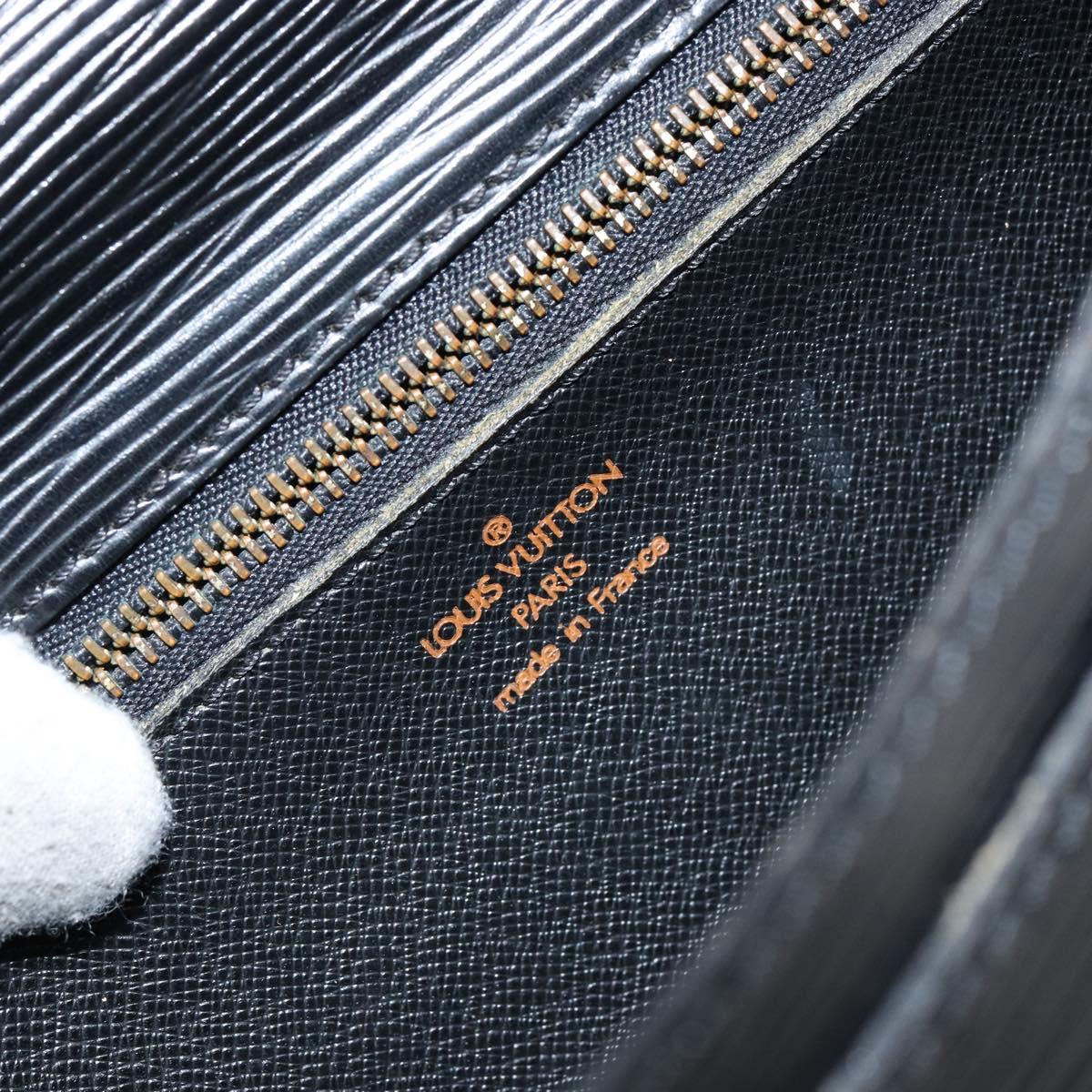 LOUIS VUITTON Epi Biface Clutch Bag Black M52322 LV Auth bs29726