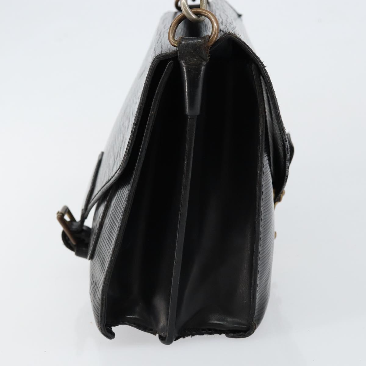 LOUIS VUITTON Epi Biface Clutch Bag Black M52322 LV Auth bs29726