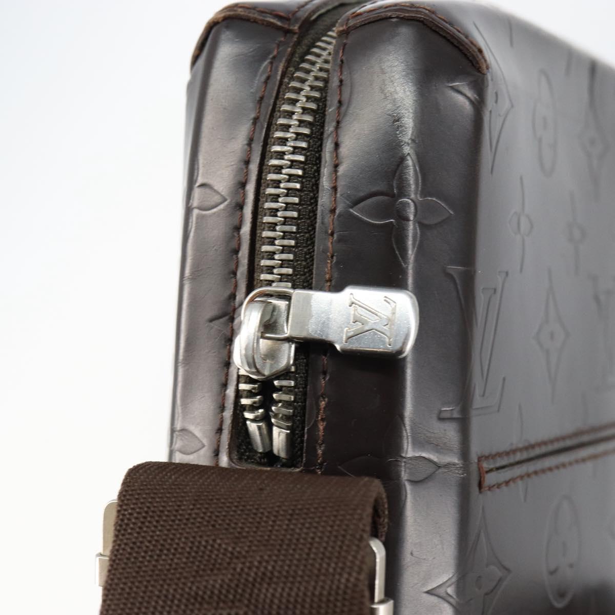 LOUIS VUITTON Monogram Lace Bobby Shoulder Bag Brown M46520 LV Auth bs29730