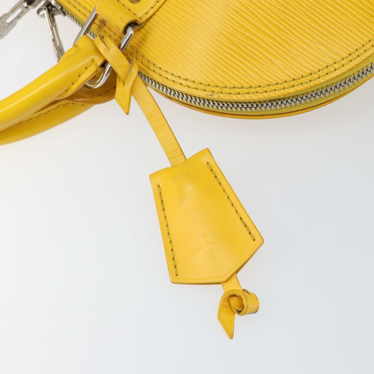 LOUIS VUITTON Epi Alma PM Hand Bag Yellow Mimosa M40951 LV Auth bs29736