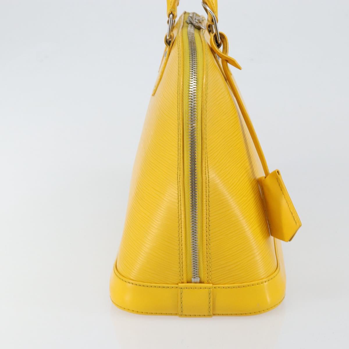 LOUIS VUITTON Epi Alma PM Hand Bag Yellow Mimosa M40951 LV Auth bs29736