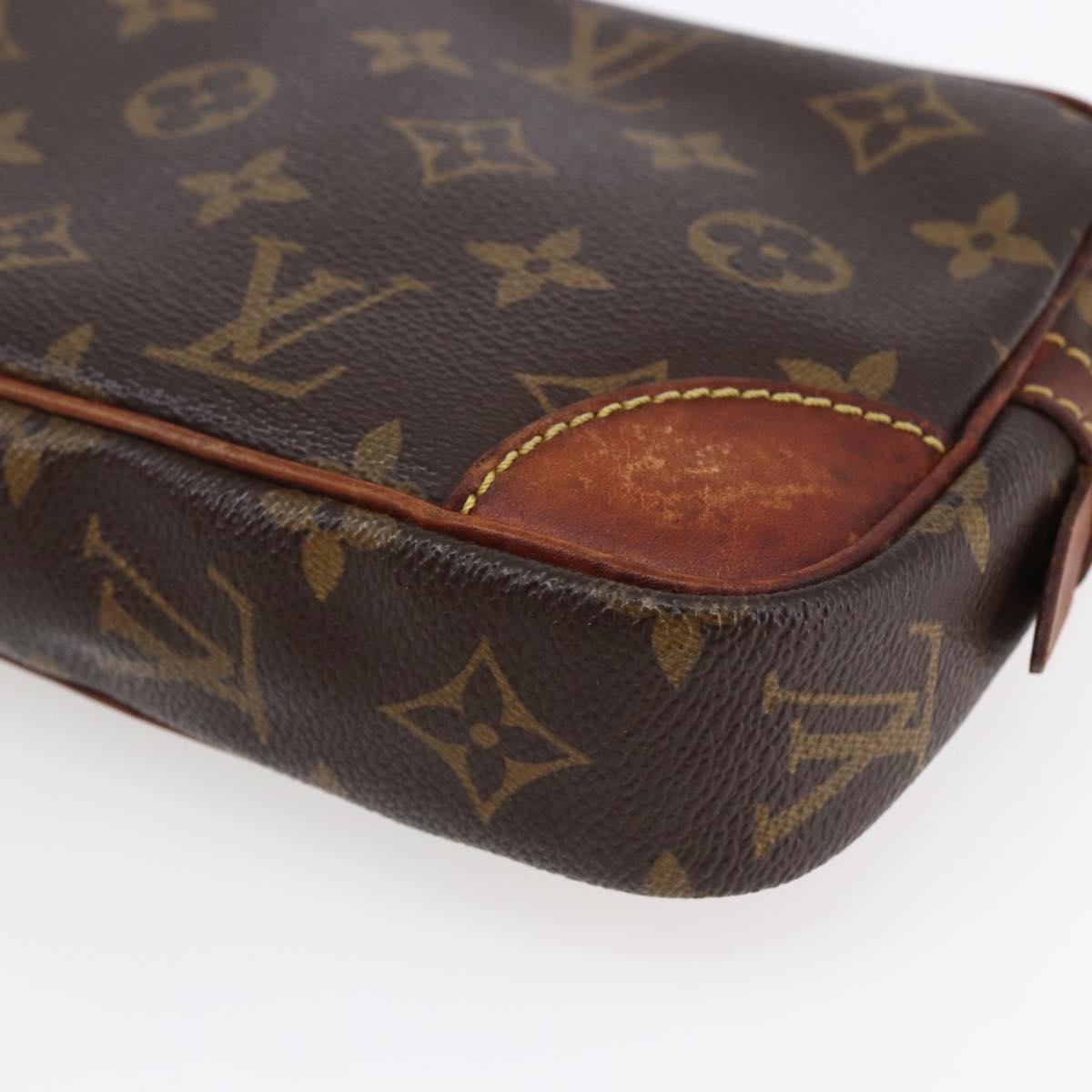 LOUIS VUITTON Monogram Marly Dragonne PM Clutch Bag M51827 LV Auth bs29743