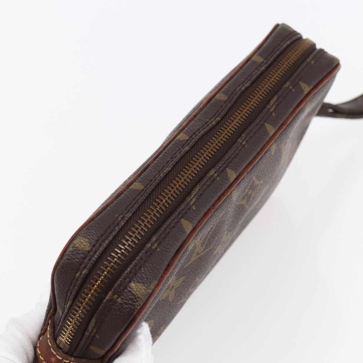 LOUIS VUITTON Monogram Marly Dragonne PM Clutch Bag M51827 LV Auth bs29743