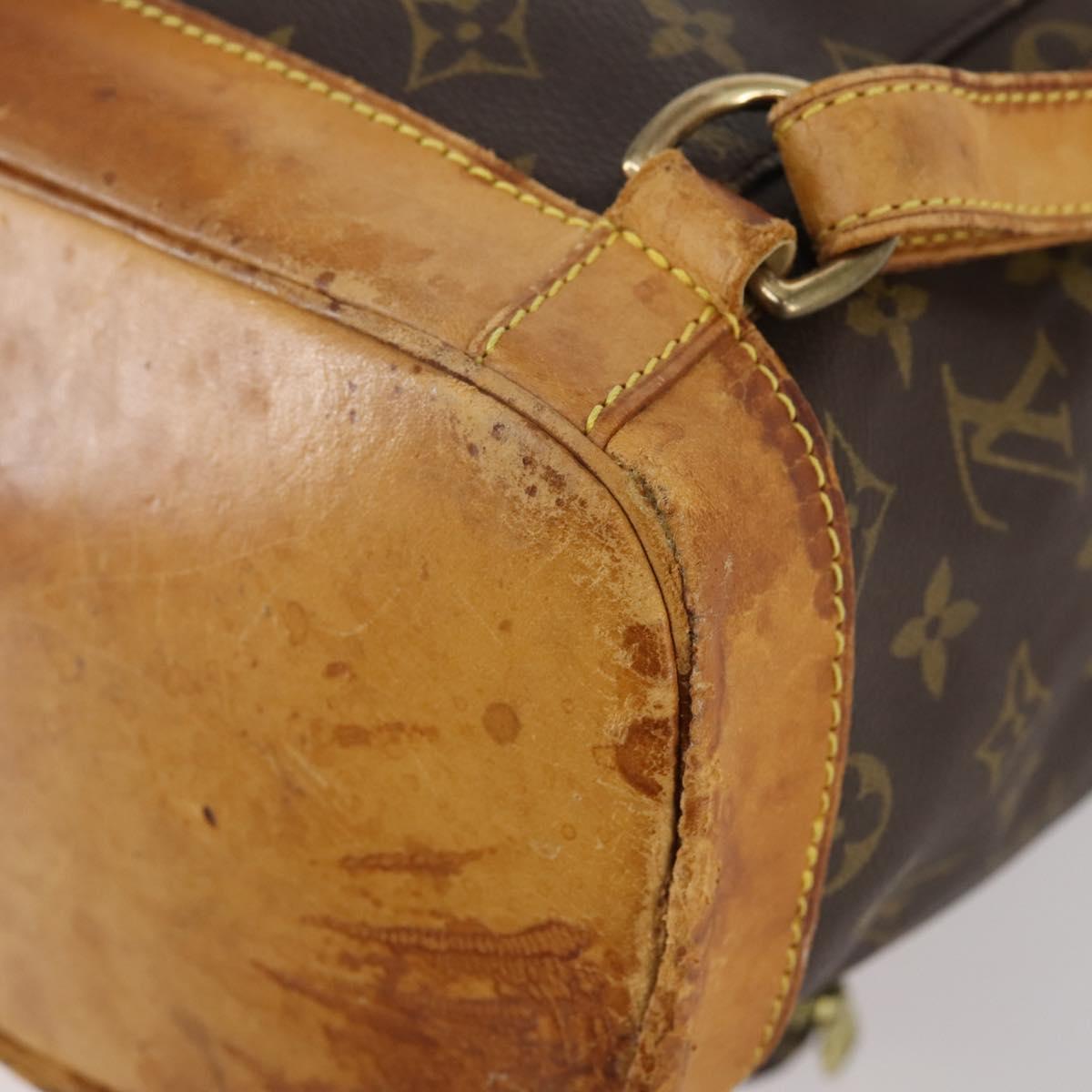 LOUIS VUITTON Monogram Montsouris GM Backpack M51135 LV Auth bs29745