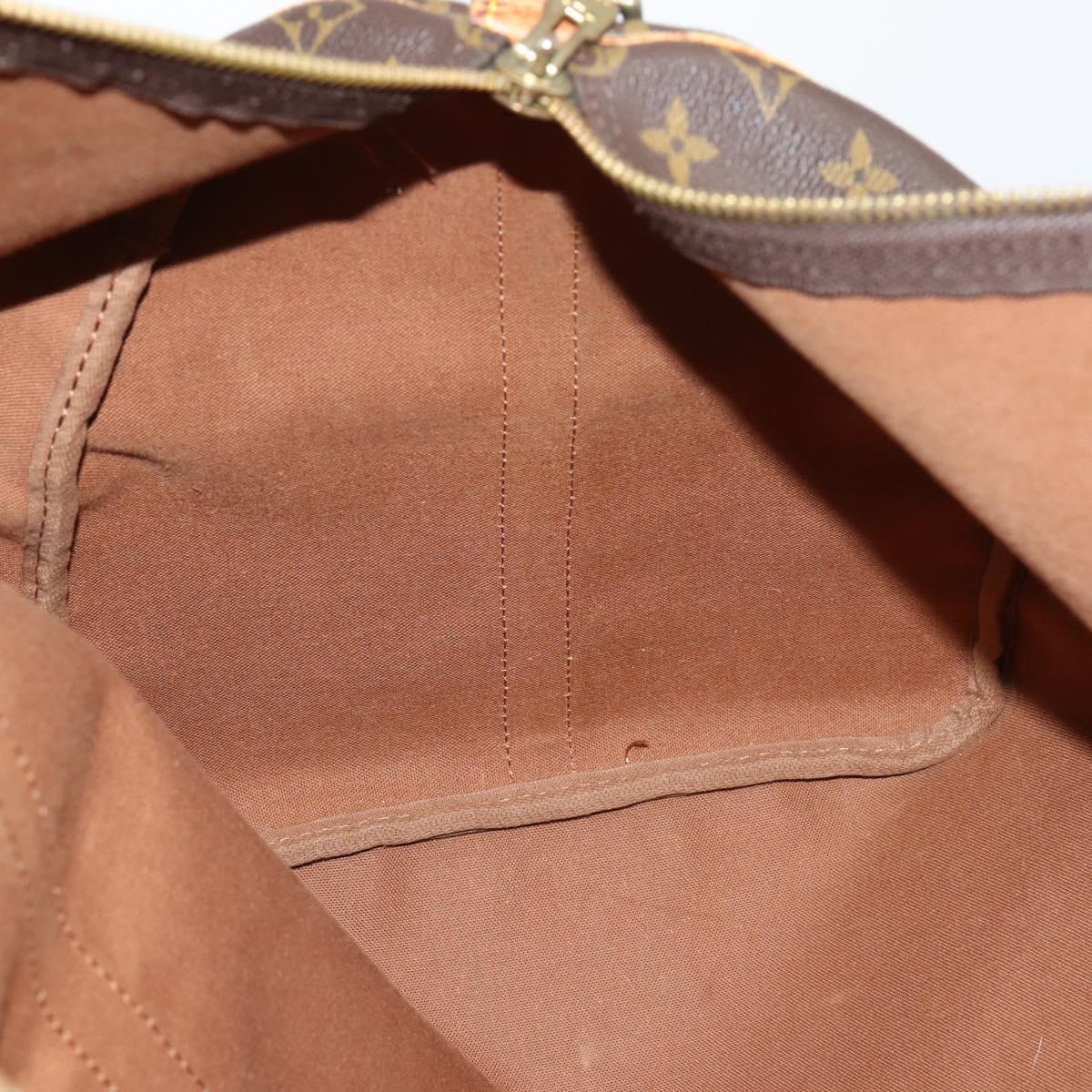 LOUIS VUITTON Monogram Keepall Bandouliere 55 Boston Bag M41414 LV Auth bs29746