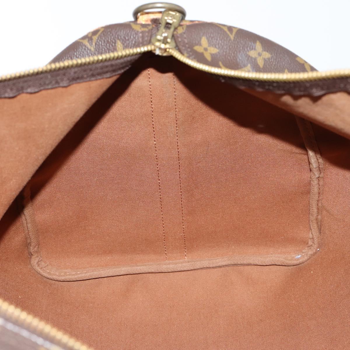 LOUIS VUITTON Monogram Keepall Bandouliere 55 Boston Bag M41414 LV Auth bs29746