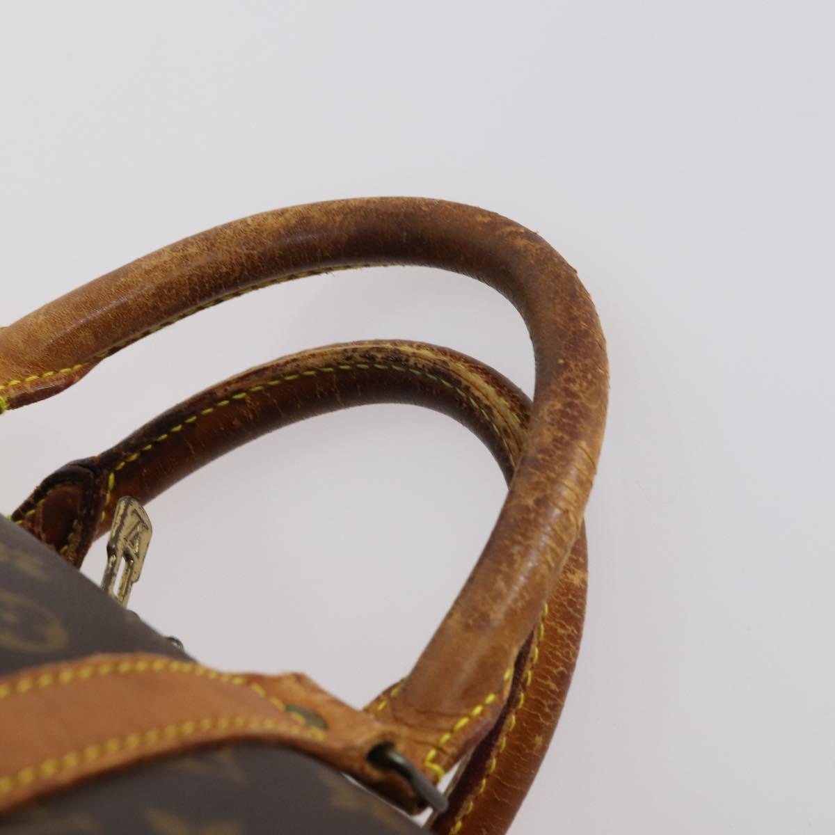 LOUIS VUITTON Monogram Keepall Bandouliere 55 Boston Bag M41414 LV Auth bs29746