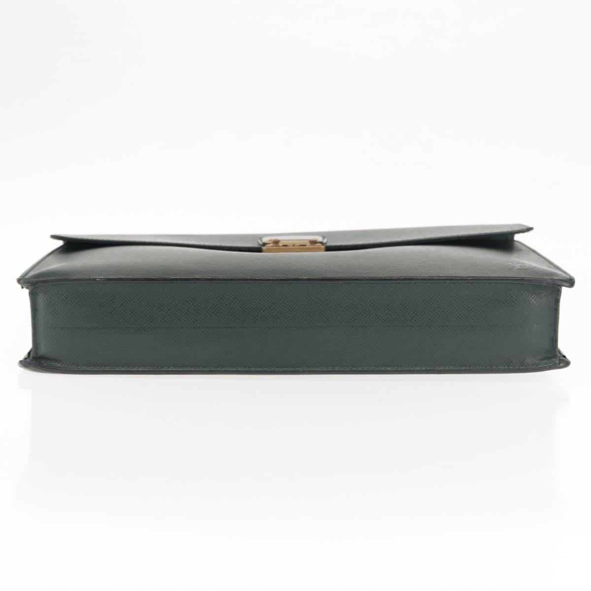 LOUIS VUITTON Taiga ServietteKourad Business Bag Epicea T16786 LV Auth bs29756