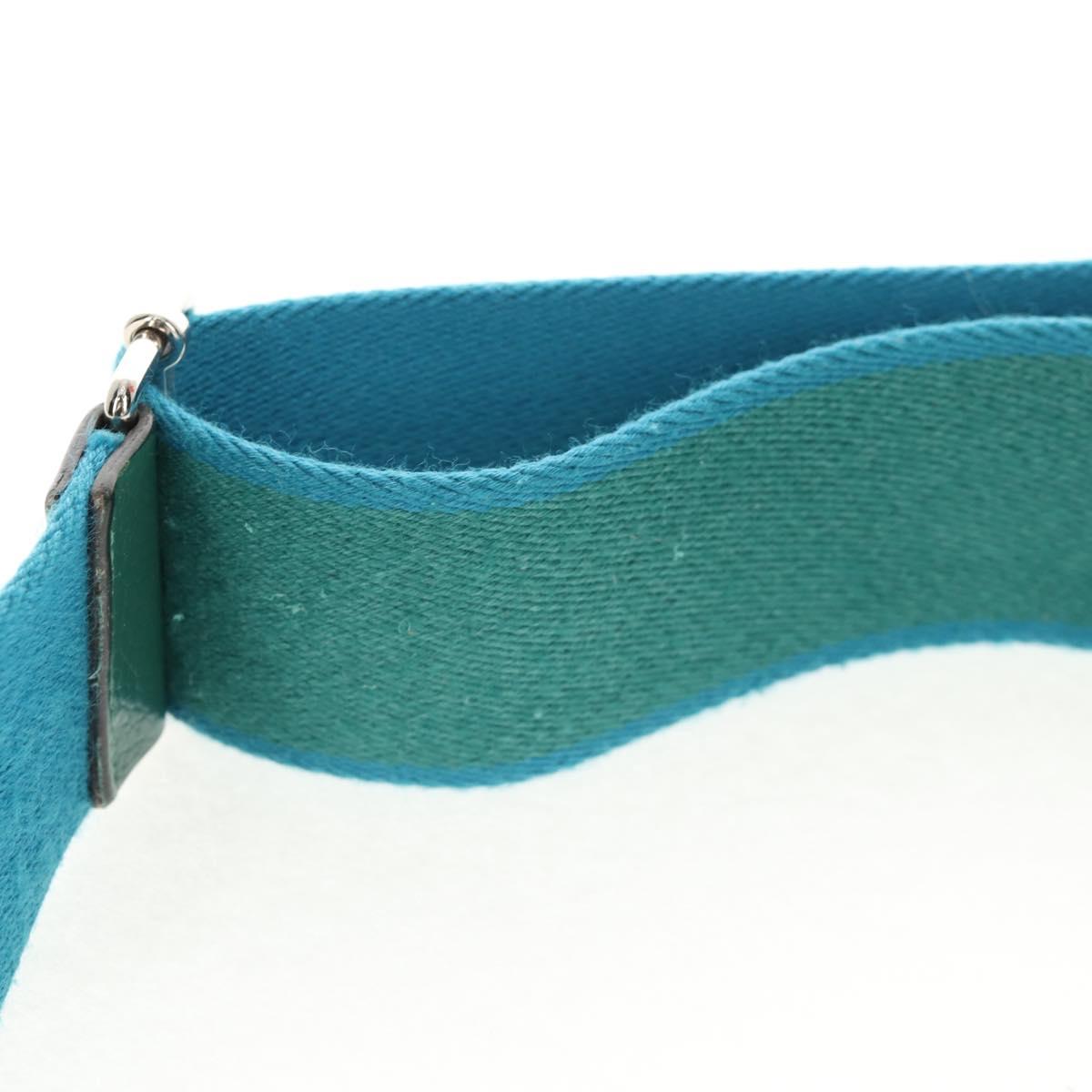 HERMES Evelyn 3 GM Shoulder Bag Leather Green Auth bs29763SAM