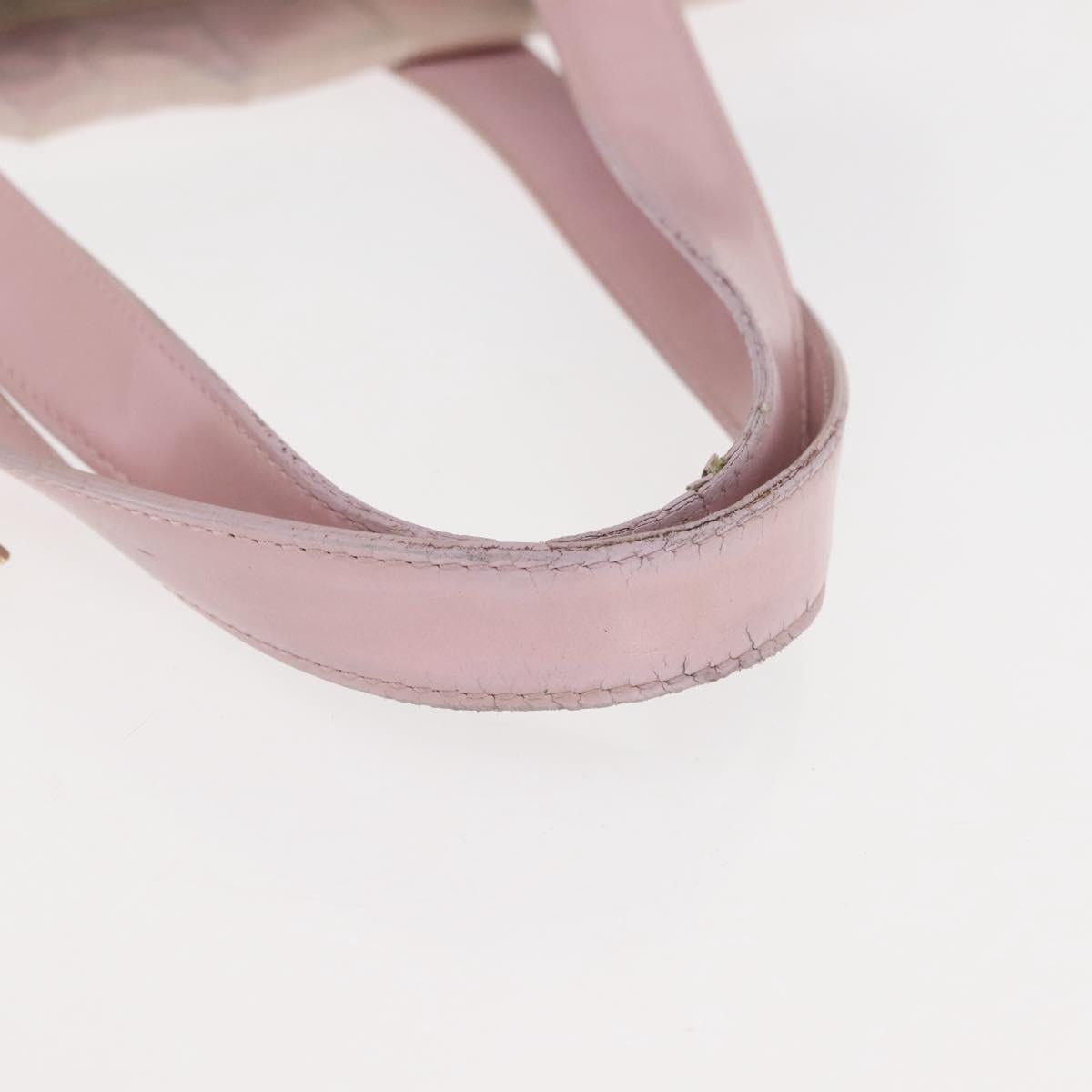 CHANEL New Travel Line Tote Bag Nylon Pink CC Auth bs29765