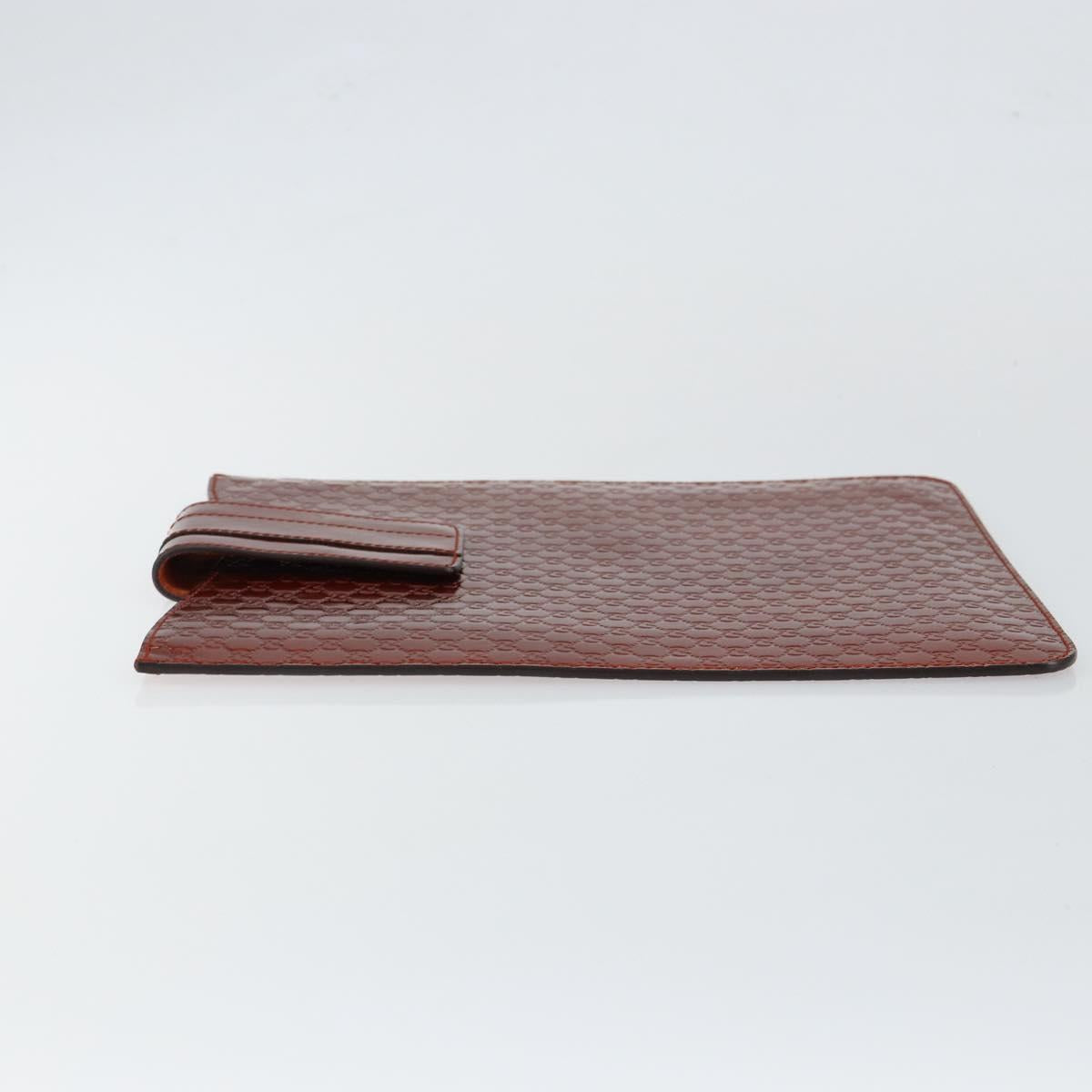 GUCCI Micro GG Canvas iPad Case Enamel Bronze 256575 Auth bs29775