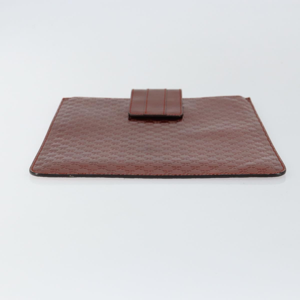 GUCCI Micro GG Canvas iPad Case Enamel Bronze 256575 Auth bs29775