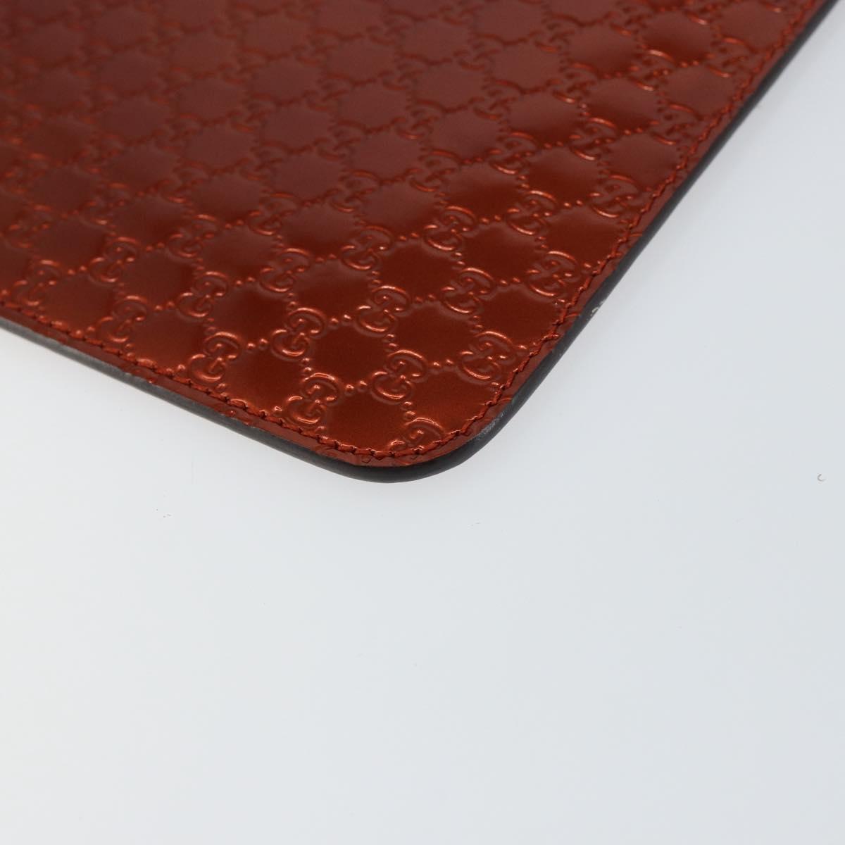 GUCCI Micro GG Canvas iPad Case Enamel Bronze 256575 Auth bs29775