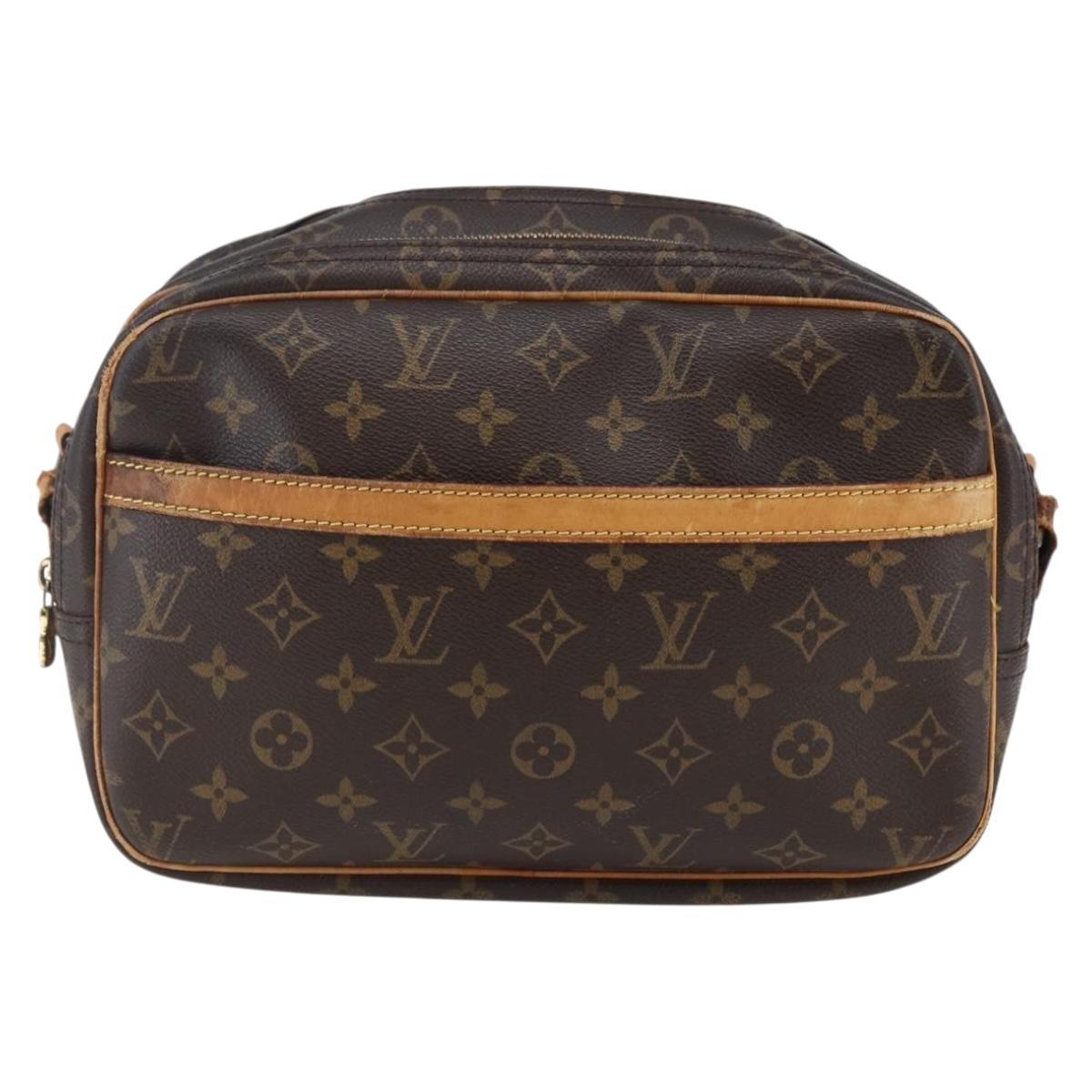 LOUIS VUITTON Monogram Reporter PM Shoulder Bag M45254 LV Auth bs29782
